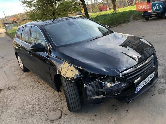 Черный Пежо 308, объемом двигателя 1.56 л и пробегом 190 тыс. км за 6999 $, фото 18 на Automoto.ua