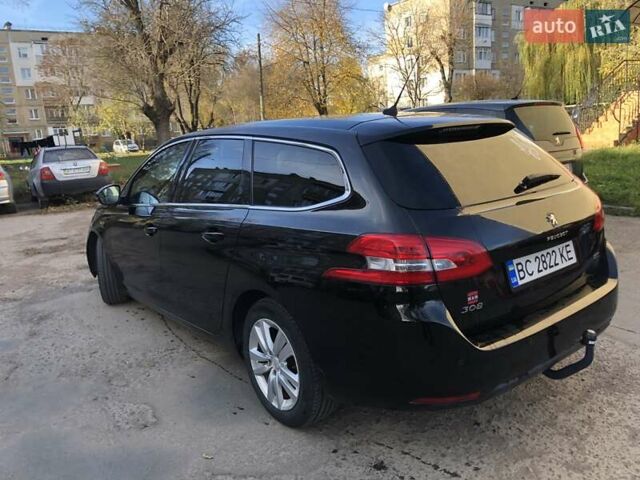 Черный Пежо 308, объемом двигателя 1.56 л и пробегом 190 тыс. км за 6999 $, фото 6 на Automoto.ua