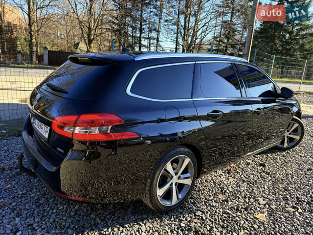 Черный Пежо 308, объемом двигателя 1.56 л и пробегом 200 тыс. км за 10999 $, фото 11 на Automoto.ua