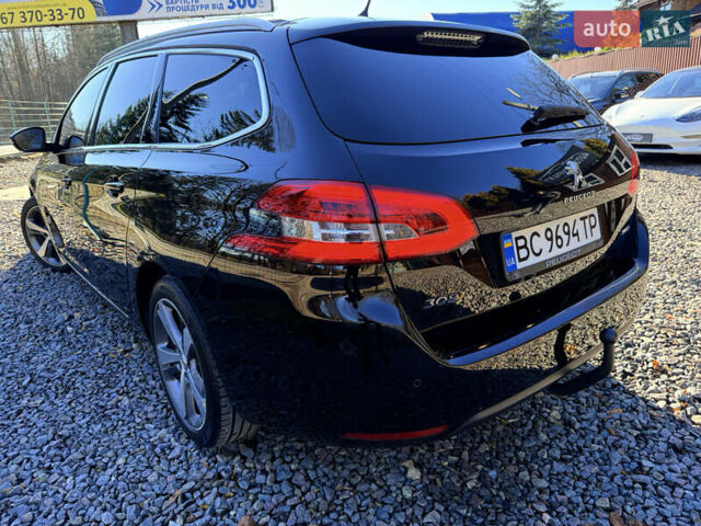 Черный Пежо 308, объемом двигателя 1.56 л и пробегом 200 тыс. км за 10999 $, фото 94 на Automoto.ua