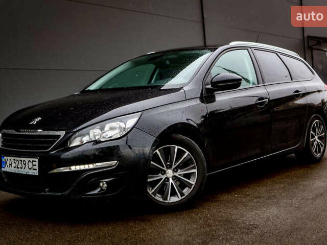 Черный Пежо 308, объемом двигателя 1.56 л и пробегом 279 тыс. км за 7100 $, фото 1 на Automoto.ua