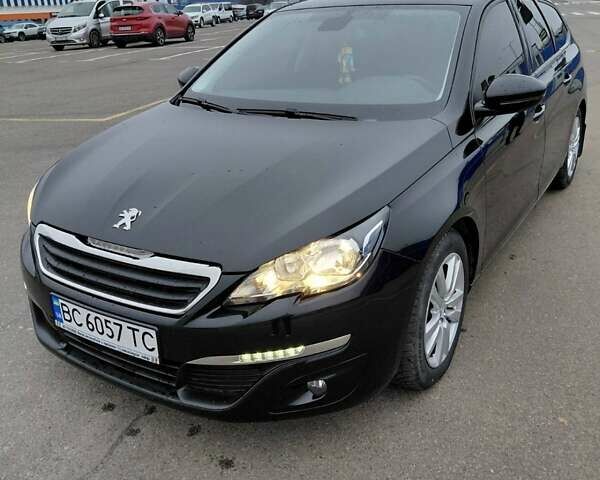 Чорний Пежо 308, об'ємом двигуна 1.56 л та пробігом 163 тис. км за 10400 $, фото 2 на Automoto.ua