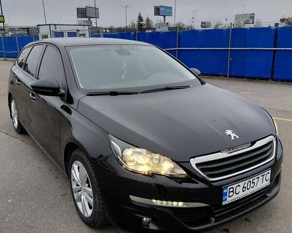 Чорний Пежо 308, об'ємом двигуна 1.56 л та пробігом 163 тис. км за 10400 $, фото 1 на Automoto.ua
