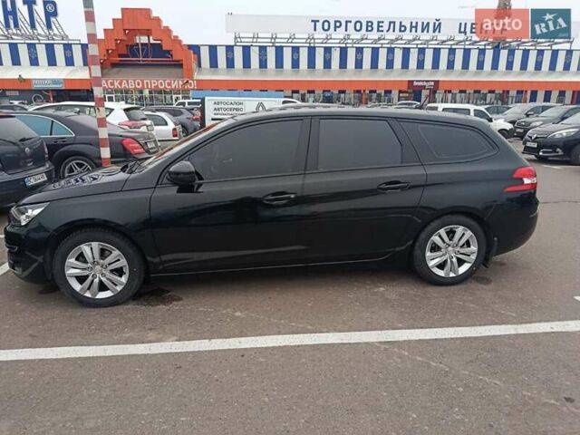 Чорний Пежо 308, об'ємом двигуна 1.56 л та пробігом 163 тис. км за 10400 $, фото 3 на Automoto.ua