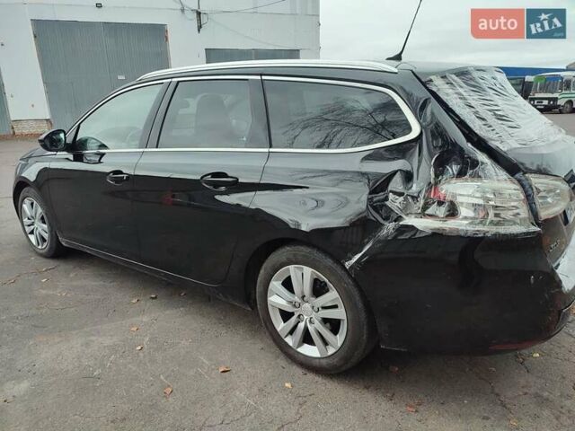 Черный Пежо 308, объемом двигателя 1.56 л и пробегом 180 тыс. км за 5900 $, фото 24 на Automoto.ua