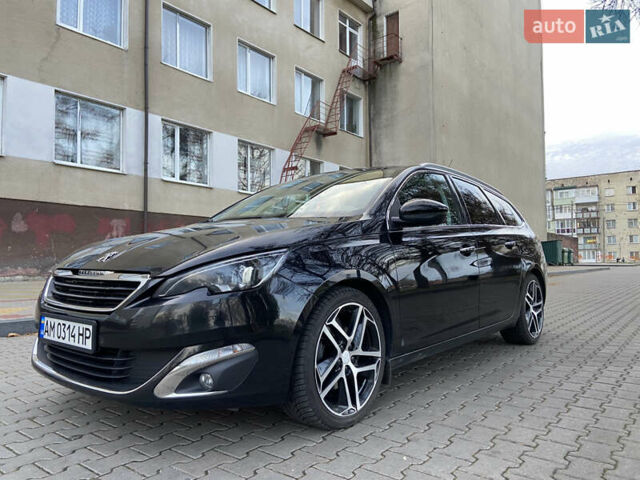 Чорний Пежо 308, об'ємом двигуна 2 л та пробігом 224 тис. км за 12200 $, фото 18 на Automoto.ua