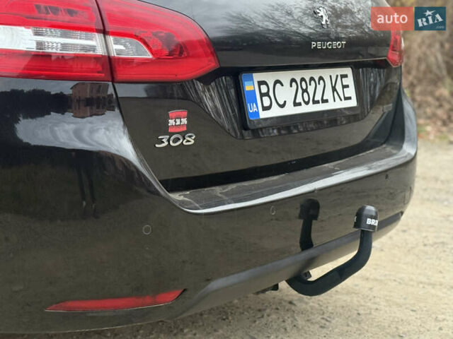 Черный Пежо 308, объемом двигателя 1.56 л и пробегом 198 тыс. км за 5799 $, фото 9 на Automoto.ua