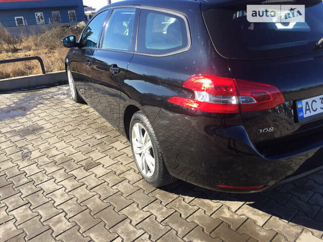 Черный Пежо 308, объемом двигателя 1.62 л и пробегом 240 тыс. км за 10200 $, фото 7 на Automoto.ua