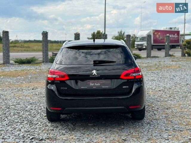 Черный Пежо 308, объемом двигателя 1.56 л и пробегом 221 тыс. км за 10750 $, фото 6 на Automoto.ua