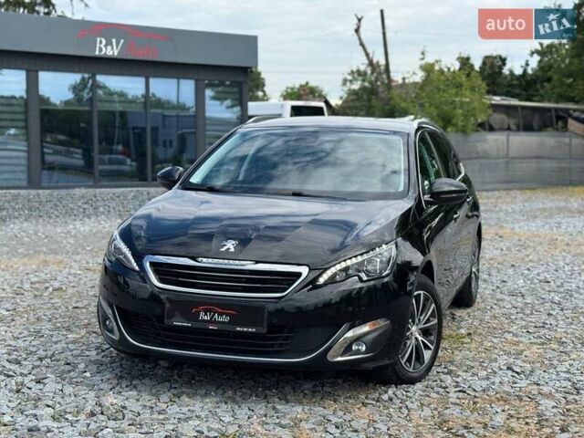Черный Пежо 308, объемом двигателя 1.56 л и пробегом 221 тыс. км за 10750 $, фото 1 на Automoto.ua