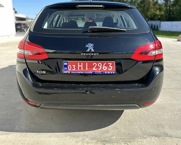 Черный Пежо 308, объемом двигателя 1.6 л и пробегом 212 тыс. км за 9500 $, фото 6 на Automoto.ua