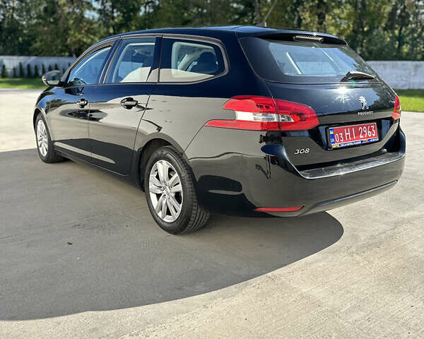 Черный Пежо 308, объемом двигателя 1.6 л и пробегом 212 тыс. км за 9500 $, фото 4 на Automoto.ua