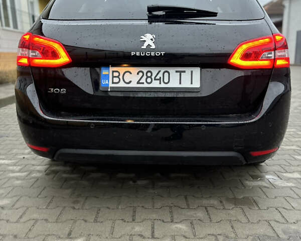 Черный Пежо 308, объемом двигателя 1.5 л и пробегом 190 тыс. км за 11100 $, фото 6 на Automoto.ua