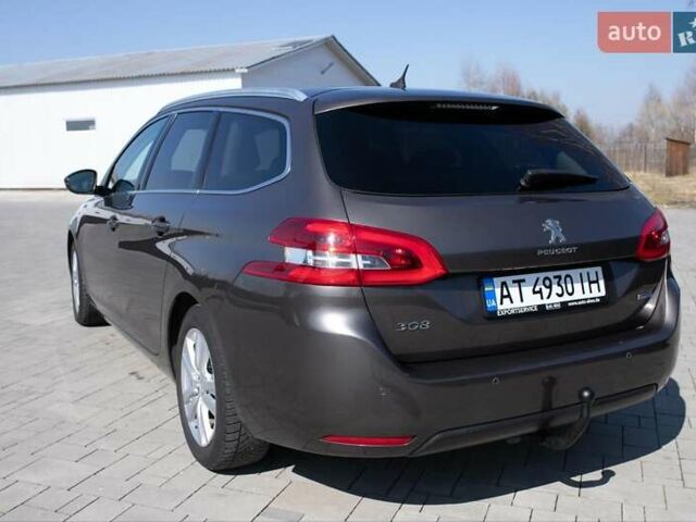 Коричневый Пежо 308, объемом двигателя 2 л и пробегом 320 тыс. км за 10500 $, фото 9 на Automoto.ua