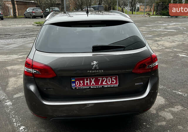 Коричневый Пежо 308, объемом двигателя 2 л и пробегом 140 тыс. км за 11999 $, фото 6 на Automoto.ua