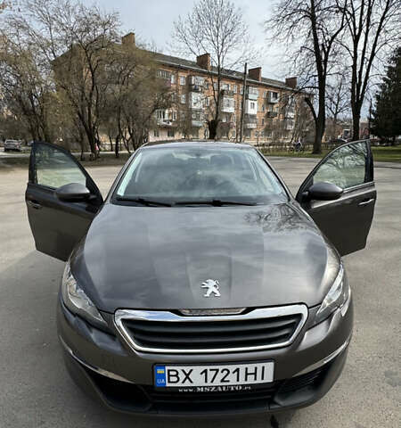 Коричневый Пежо 308, объемом двигателя 1.56 л и пробегом 264 тыс. км за 7500 $, фото 1 на Automoto.ua