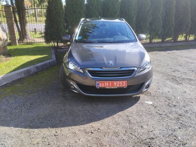 Коричневый Пежо 308, объемом двигателя 2 л и пробегом 240 тыс. км за 11200 $, фото 1 на Automoto.ua