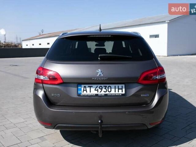 Коричневый Пежо 308, объемом двигателя 2 л и пробегом 320 тыс. км за 9950 $, фото 12 на Automoto.ua