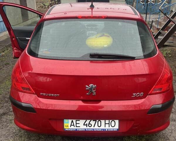 Червоний Пежо 308, об'ємом двигуна 1.6 л та пробігом 133 тис. км за 5700 $, фото 1 на Automoto.ua