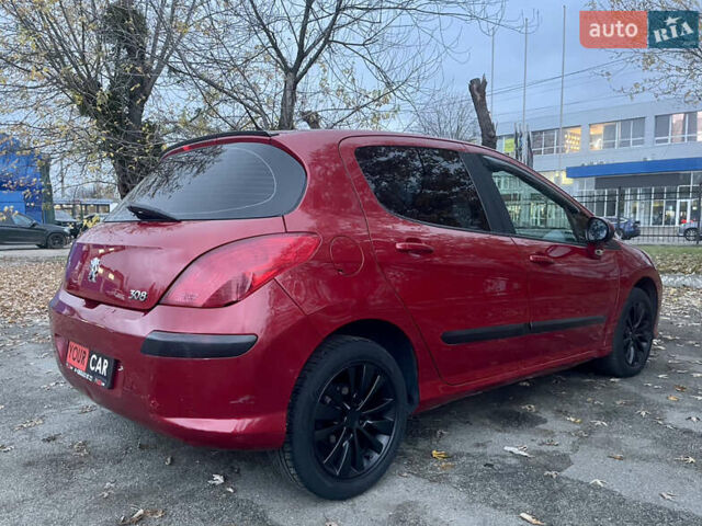 Красный Пежо 308, объемом двигателя 1.6 л и пробегом 194 тыс. км за 5700 $, фото 14 на Automoto.ua