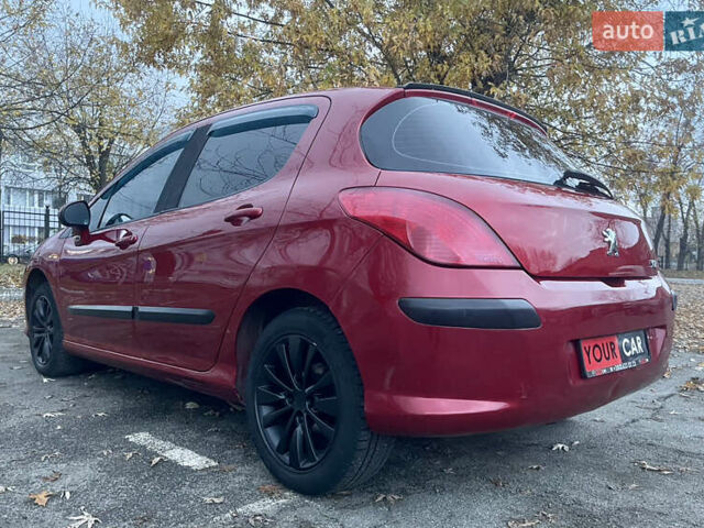 Красный Пежо 308, объемом двигателя 1.6 л и пробегом 194 тыс. км за 5700 $, фото 11 на Automoto.ua