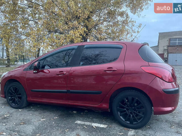 Красный Пежо 308, объемом двигателя 1.6 л и пробегом 194 тыс. км за 5700 $, фото 9 на Automoto.ua