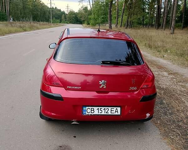Красный Пежо 308, объемом двигателя 1.6 л и пробегом 234 тыс. км за 3300 $, фото 6 на Automoto.ua