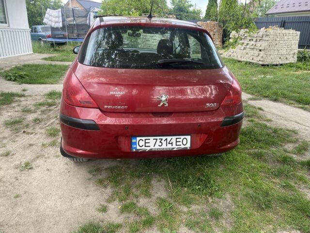 Червоний Пежо 308, об'ємом двигуна 1.6 л та пробігом 119 тис. км за 5800 $, фото 1 на Automoto.ua