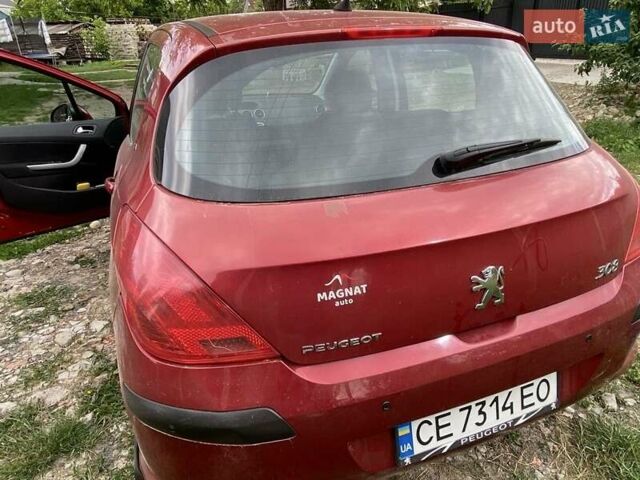 Червоний Пежо 308, об'ємом двигуна 1.6 л та пробігом 119 тис. км за 5800 $, фото 4 на Automoto.ua
