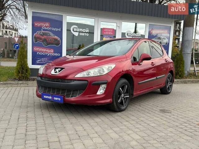 Красный Пежо 308, объемом двигателя 1.6 л и пробегом 192 тыс. км за 6800 $, фото 1 на Automoto.ua