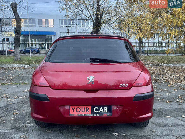Красный Пежо 308, объемом двигателя 1.6 л и пробегом 194 тыс. км за 5700 $, фото 12 на Automoto.ua