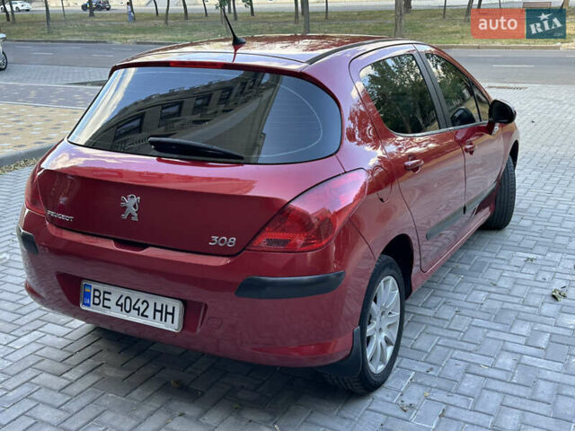Красный Пежо 308, объемом двигателя 1.6 л и пробегом 248 тыс. км за 6800 $, фото 12 на Automoto.ua
