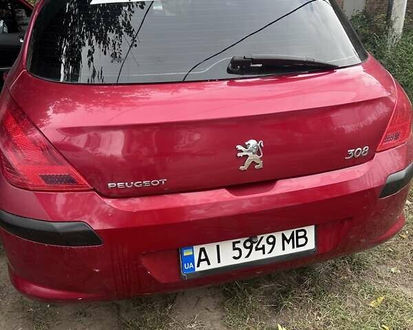 Красный Пежо 308, объемом двигателя 1.6 л и пробегом 92 тыс. км за 6700 $, фото 3 на Automoto.ua