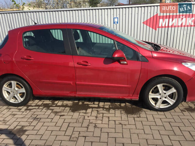 Красный Пежо 308, объемом двигателя 1.6 л и пробегом 164 тыс. км за 5700 $, фото 6 на Automoto.ua