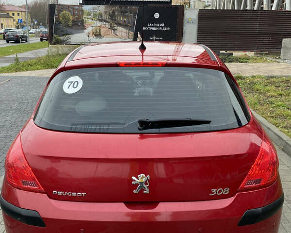 Красный Пежо 308, объемом двигателя 1.6 л и пробегом 125 тыс. км за 8000 $, фото 3 на Automoto.ua