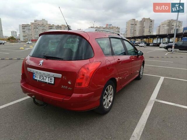 Красный Пежо 308, объемом двигателя 1.6 л и пробегом 280 тыс. км за 4800 $, фото 8 на Automoto.ua