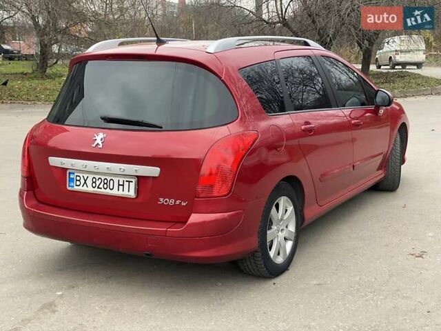 Красный Пежо 308, объемом двигателя 1.6 л и пробегом 170 тыс. км за 4888 $, фото 6 на Automoto.ua