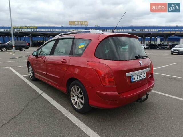 Красный Пежо 308, объемом двигателя 1.6 л и пробегом 280 тыс. км за 4800 $, фото 6 на Automoto.ua