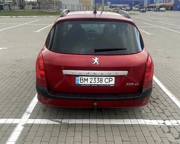 Красный Пежо 308, объемом двигателя 1.4 л и пробегом 279 тыс. км за 3700 $, фото 6 на Automoto.ua