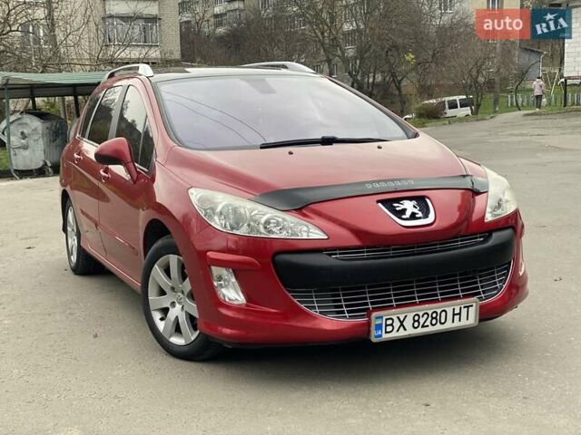 Красный Пежо 308, объемом двигателя 1.6 л и пробегом 170 тыс. км за 4888 $, фото 3 на Automoto.ua