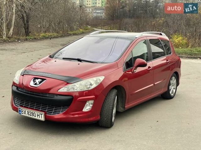 Красный Пежо 308, объемом двигателя 1.6 л и пробегом 170 тыс. км за 4888 $, фото 1 на Automoto.ua