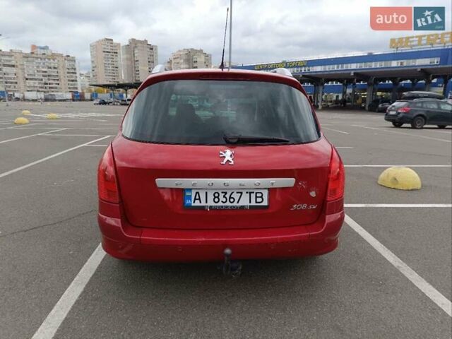 Красный Пежо 308, объемом двигателя 1.6 л и пробегом 280 тыс. км за 4800 $, фото 7 на Automoto.ua
