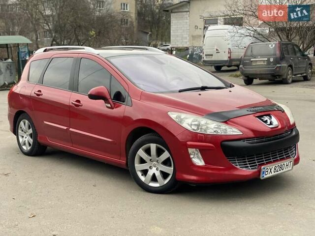 Красный Пежо 308, объемом двигателя 1.6 л и пробегом 170 тыс. км за 4888 $, фото 4 на Automoto.ua