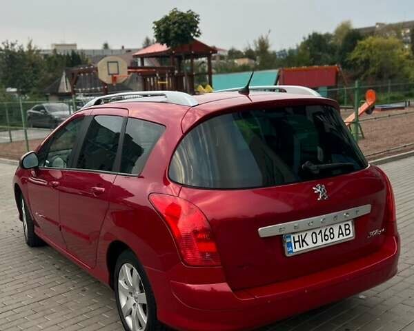 Красный Пежо 308, объемом двигателя 1.6 л и пробегом 187 тыс. км за 5300 $, фото 4 на Automoto.ua
