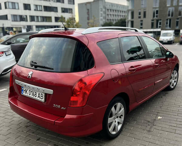 Красный Пежо 308, объемом двигателя 1.6 л и пробегом 187 тыс. км за 5300 $, фото 3 на Automoto.ua