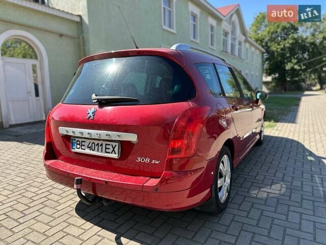Червоний Пежо 308, об'ємом двигуна 1.6 л та пробігом 174 тис. км за 6600 $, фото 2 на Automoto.ua
