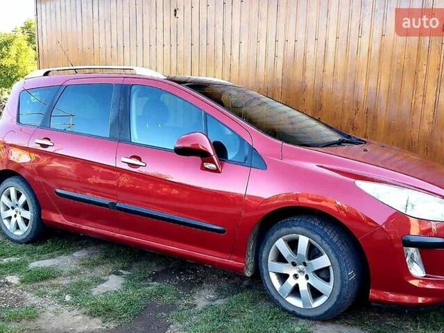 Красный Пежо 308, объемом двигателя 1.6 л и пробегом 198 тыс. км за 6200 $, фото 5 на Automoto.ua
