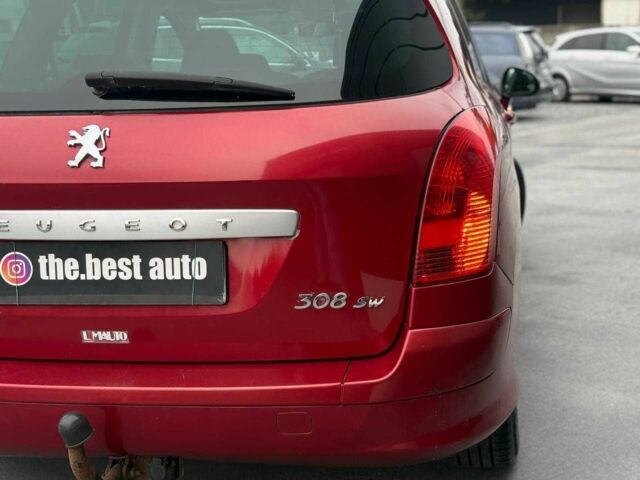 Красный Пежо 308, объемом двигателя 1.6 л и пробегом 224 тыс. км за 4400 $, фото 4 на Automoto.ua