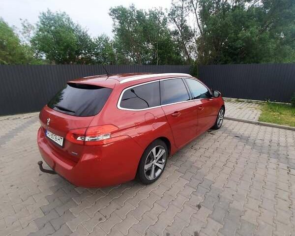 Красный Пежо 308, объемом двигателя 2 л и пробегом 182 тыс. км за 10500 $, фото 4 на Automoto.ua