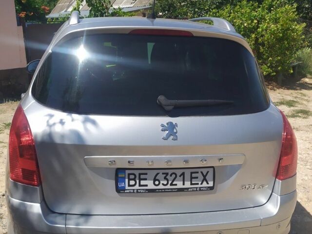 Серый Пежо 308, объемом двигателя 1.6 л и пробегом 165 тыс. км за 6200 $, фото 7 на Automoto.ua